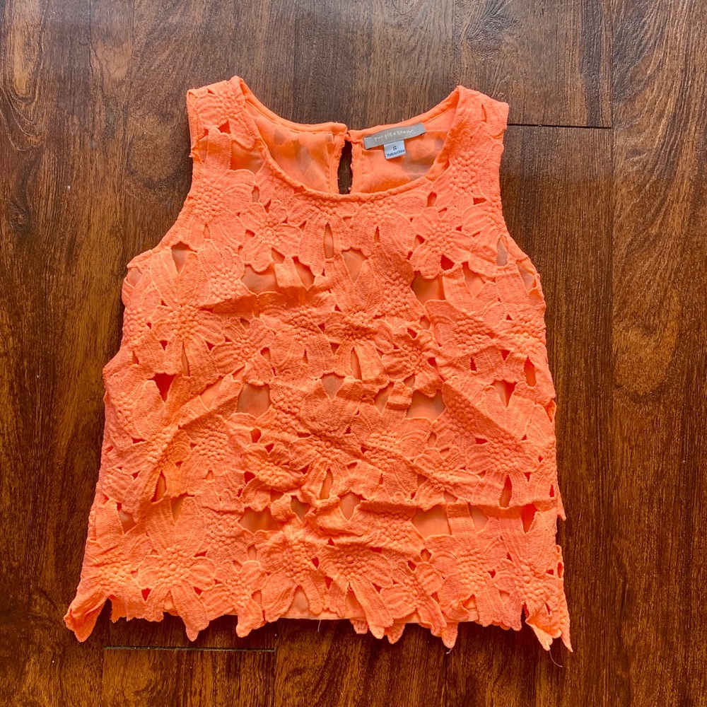 Lovely casual orange blouse